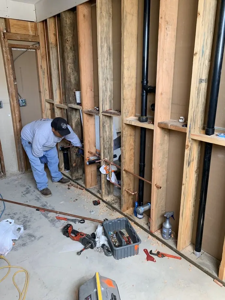 Commercial rough-in plumbing for Gas Line Repair in Creek Cove